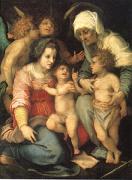 Andrea del Sarto The Holy Family with Angels (mk05) oil painting